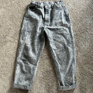 Lee light grey mom jeans